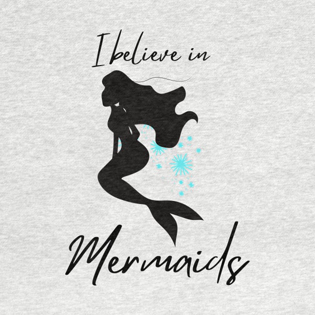 I believe in mermaid graphic ocean theme by CameltStudio